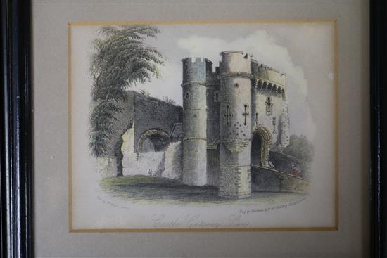 A box of assorted Lewes prints